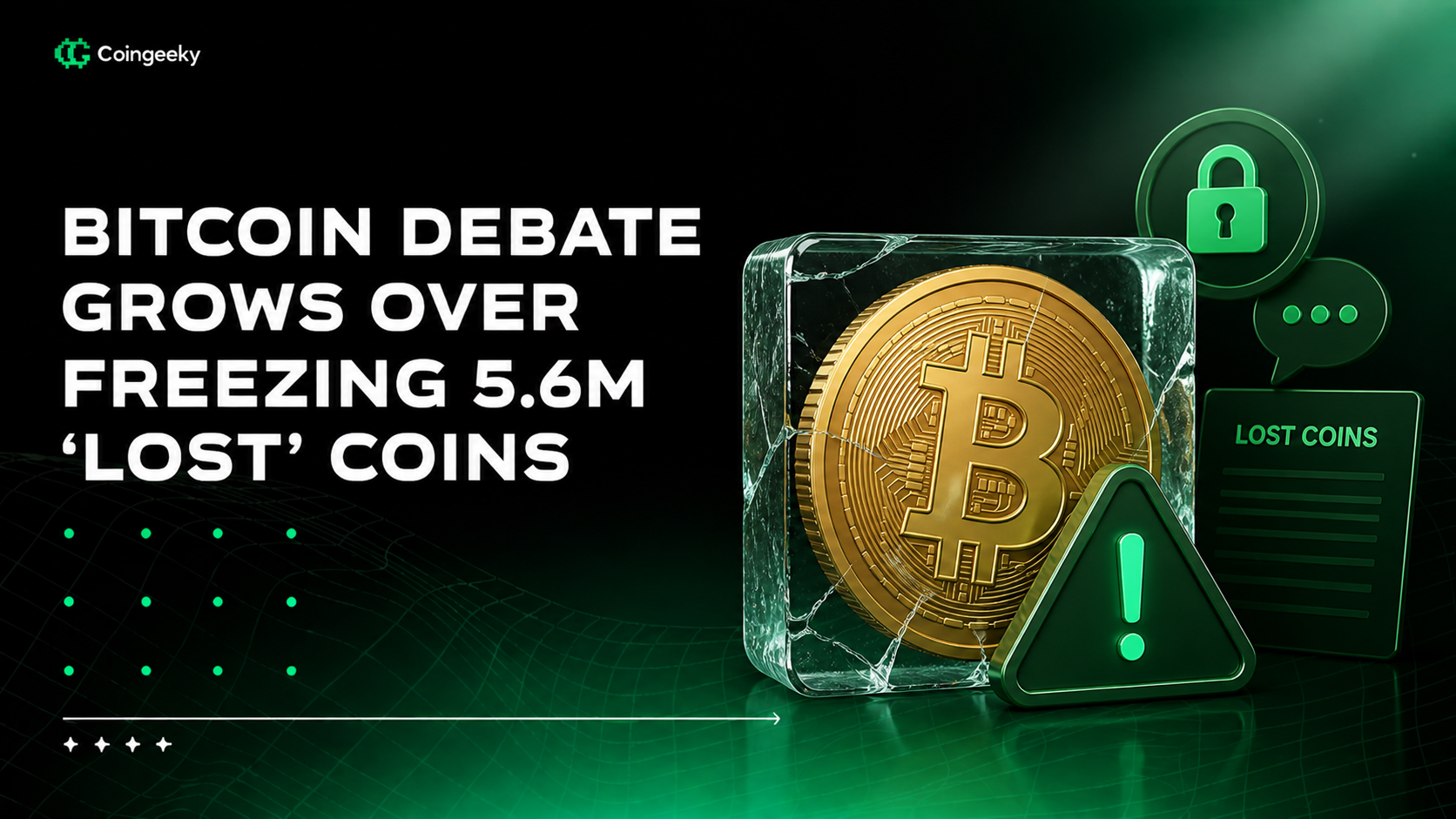 Bitcoin Debate Grows Over Freezing 5.6M ‘Lost’ Coins