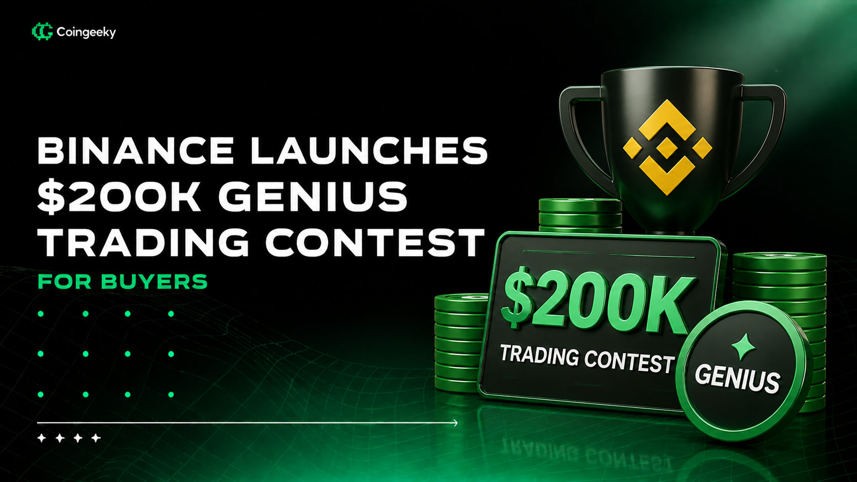 Binance Launches $200K GENIUS Trading Contest For Buyers