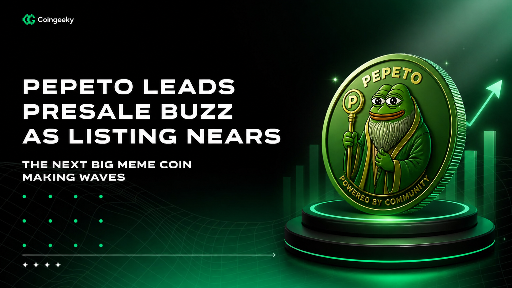 Pepeto Leads Presale Buzz as Listing Nears