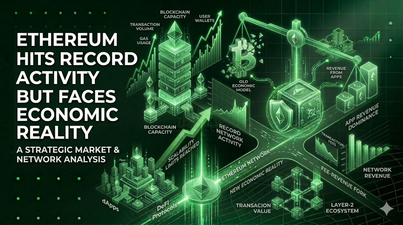 Ethereum Hits Record Activity but Faces New Economic Reality