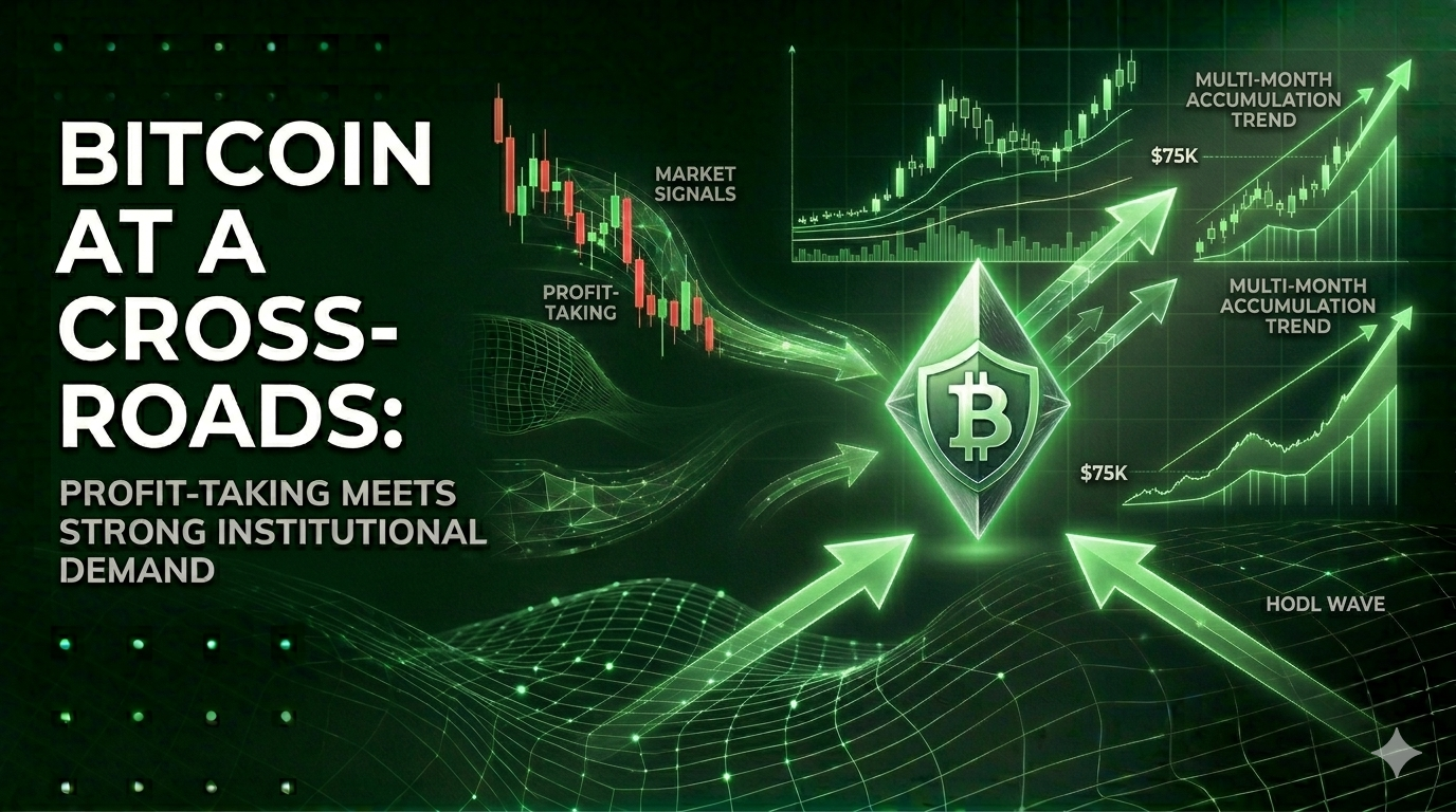 Bitcoin at a Crossroads: Profit-Taking Meets Strong Institutional Demand