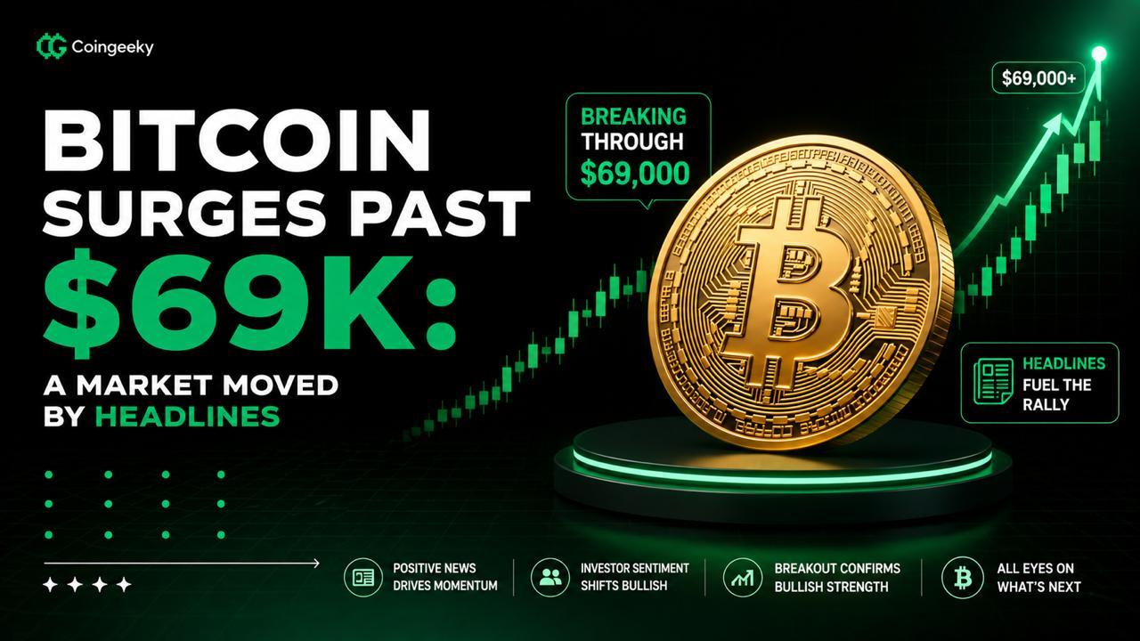 Bitcoin Surges Past $69K: A Market Moved by Headlines
