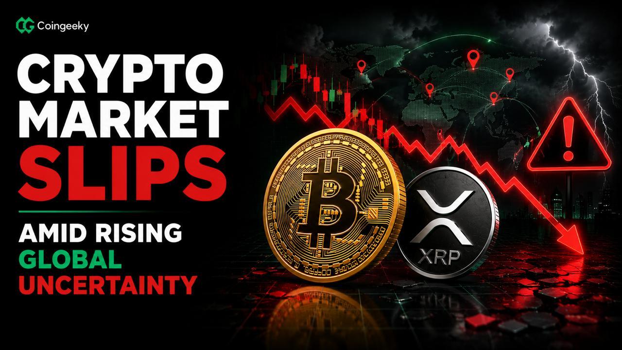 Crypto Market Slips Amid Rising Global Uncertainty