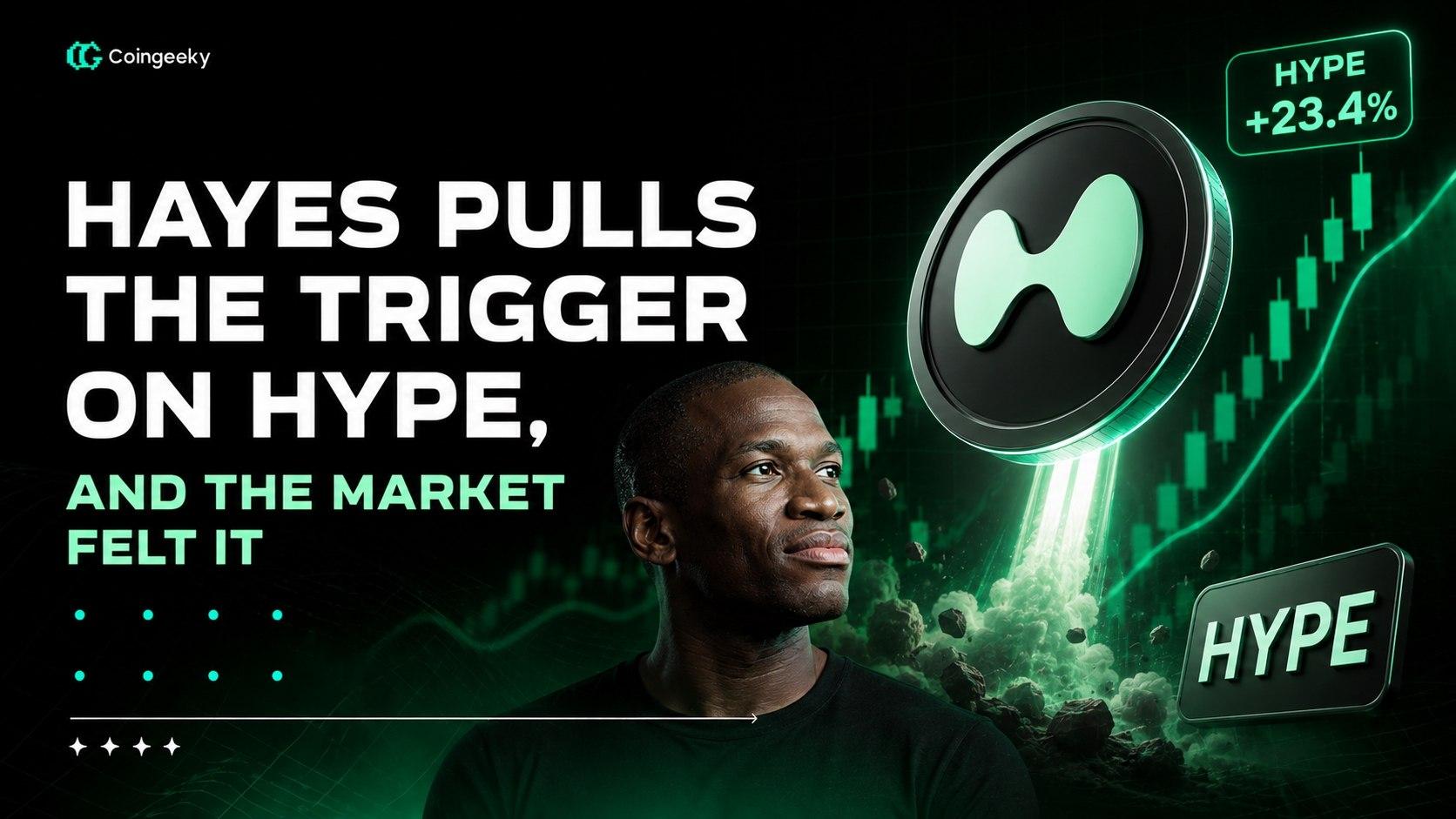 Hayes Pulls the Trigger on HYPE, And the Market Felt It