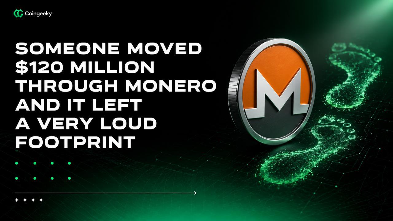 Someone Moved $120 Million Through Monero and It Left a Very Loud Footprint