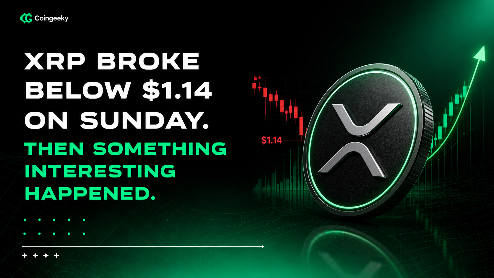 XRP Broke Below $1.14 on Sunday. Then Something Interesting Happened.